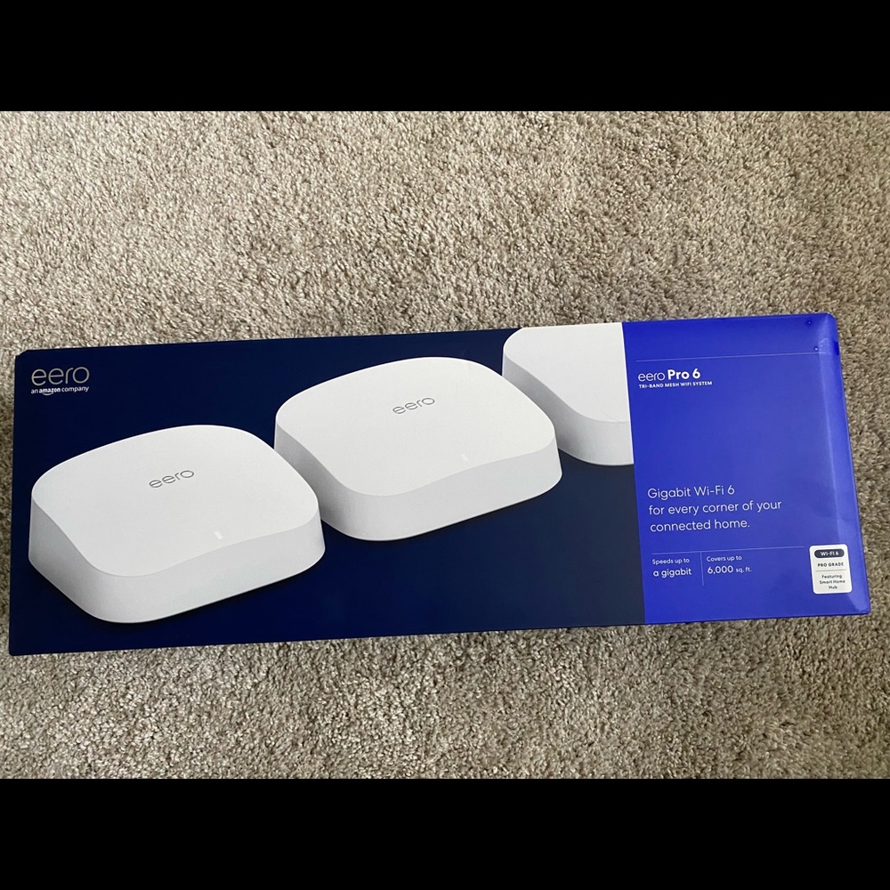 Amazon eero Pro 6 tri-brand mess WiFi 6 system